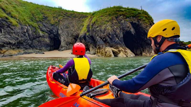 Find your the Hook Peninsula on a guided kayaking experience with safety gear, a snack, and drinks included. Discover secret golden beaches, rugged cliffs, and a variety of picture-perfect sea caves.